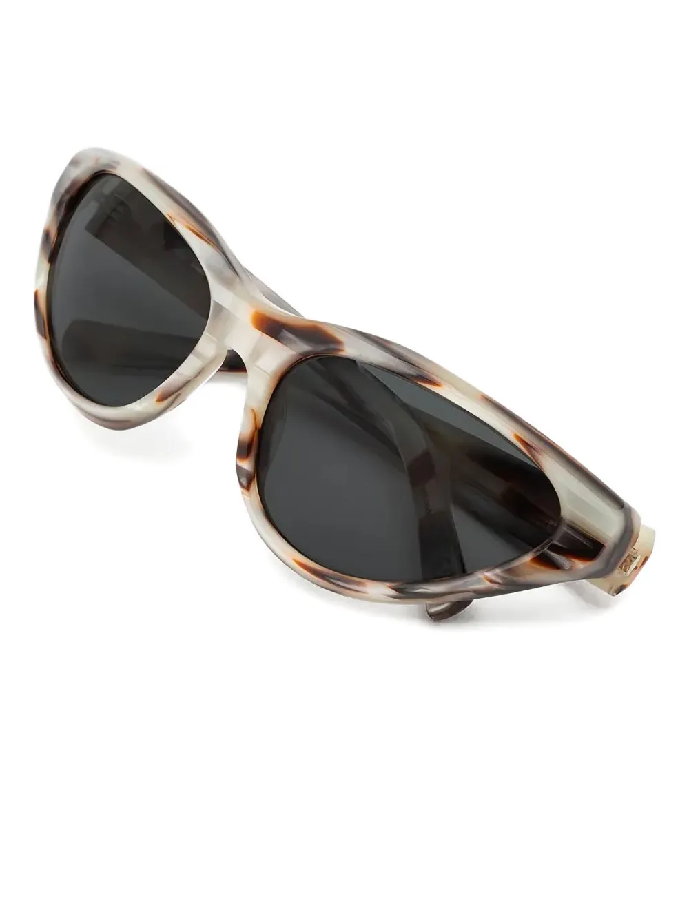 Marni Eyewear Starshell tortoiseshell cat-eye sunglasses Beige