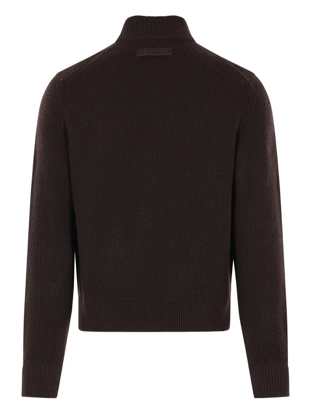 Zegna cárdigan con panel de gamuza | Cárdigans | Image 2