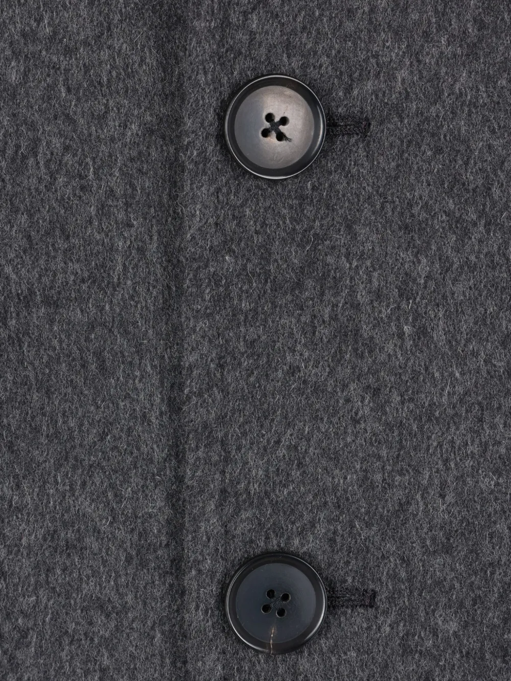 Zegna Single-breasted Buttoned Coat In Gray