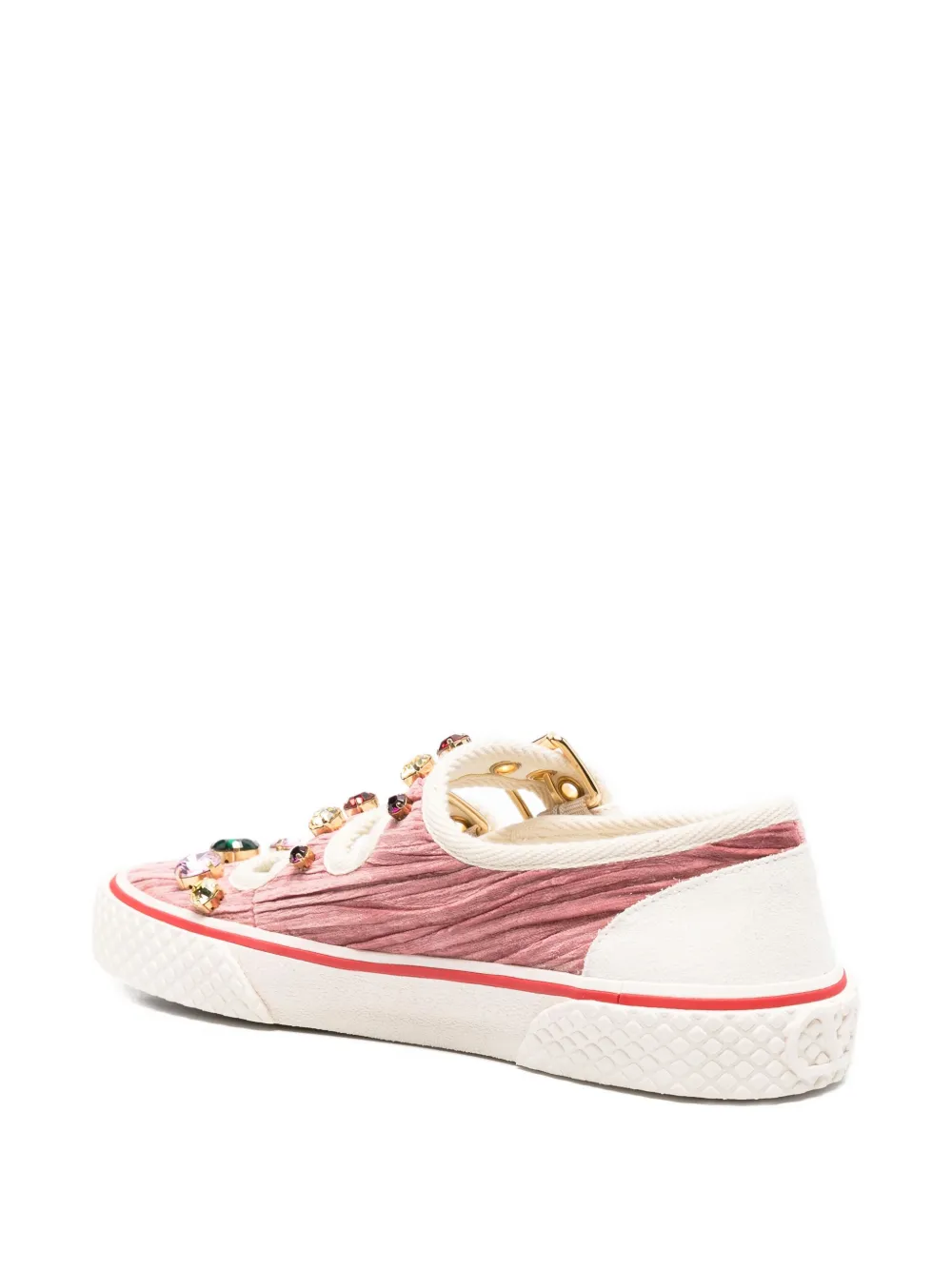 Valentino Garavani Dollyboard buckled sneakers Pink