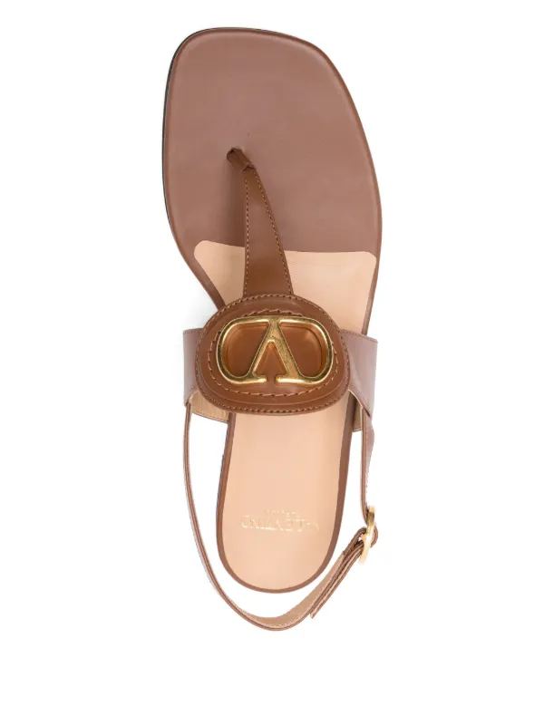 専用　定価の半額以下　VALENTINO スリングバック　ロゴ　サンダル Valentino Garavani Vロゴ スリングバック サンダル | ブラウン