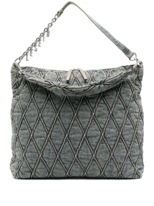 Diesel Charm-D S デニム ショルダーバッグ | ブルー | FARFETCH JP