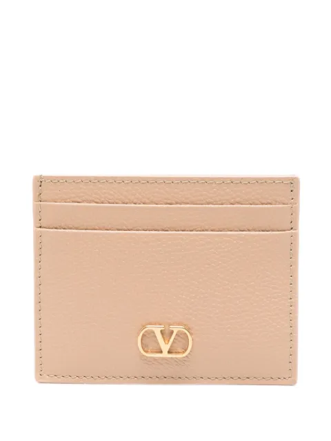 Valentino Garavani leather logo cardholder