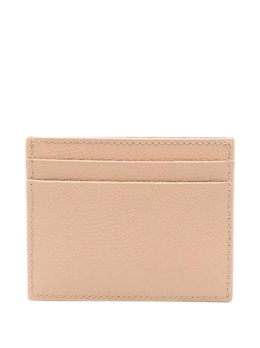 Valentino Garavani leather logo cardholder Beige