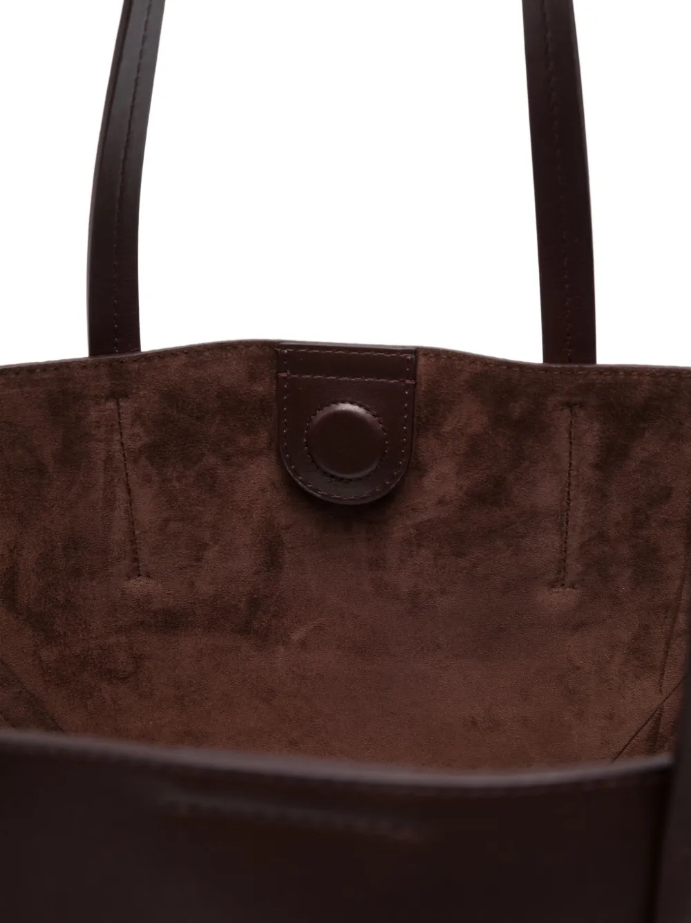 Brunello Cucinelli Shopper met leren vlak Rood