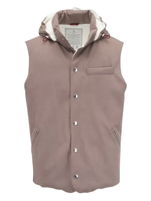 Brunello Cucinelli hooded gilet