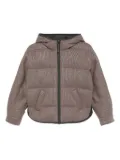 Brunello Cucinelli quilted lurex jacket - Brown