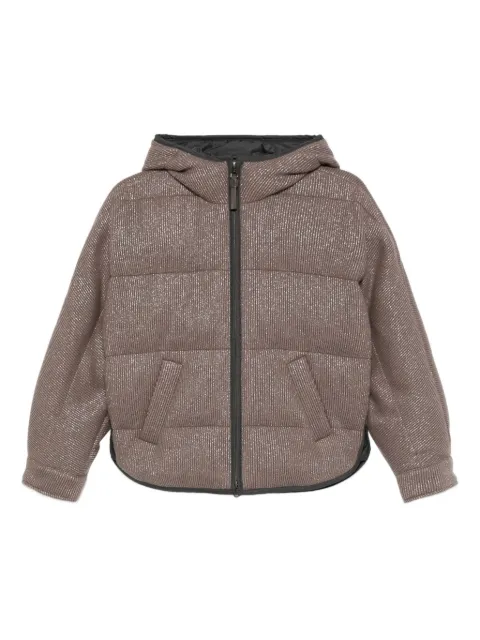 Brunello Cucinelli quilted lurex jacket