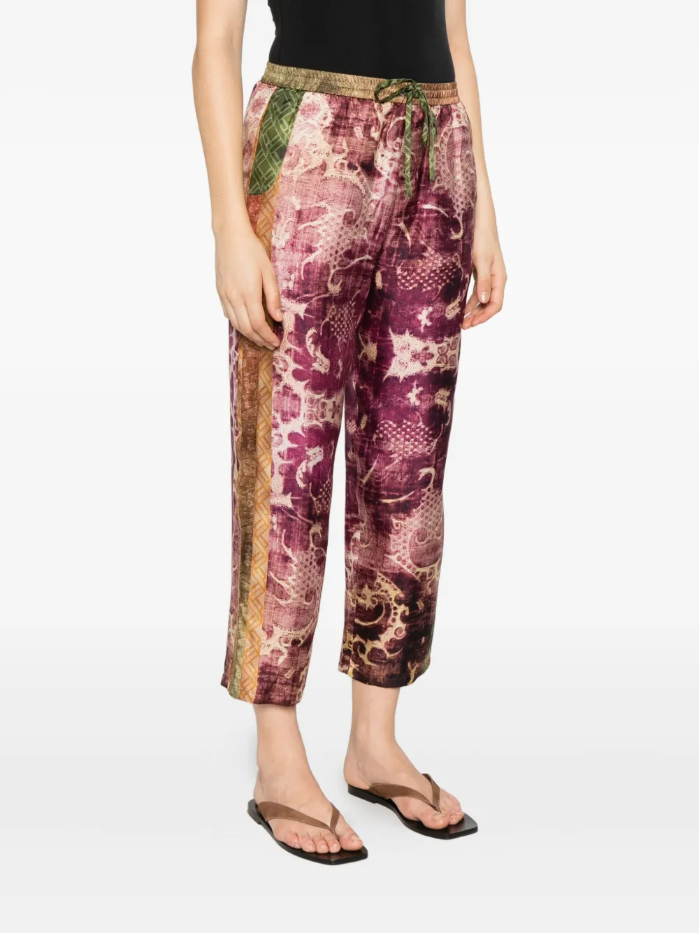 Pierre-louis Mascia Patterned Trousers In Multi