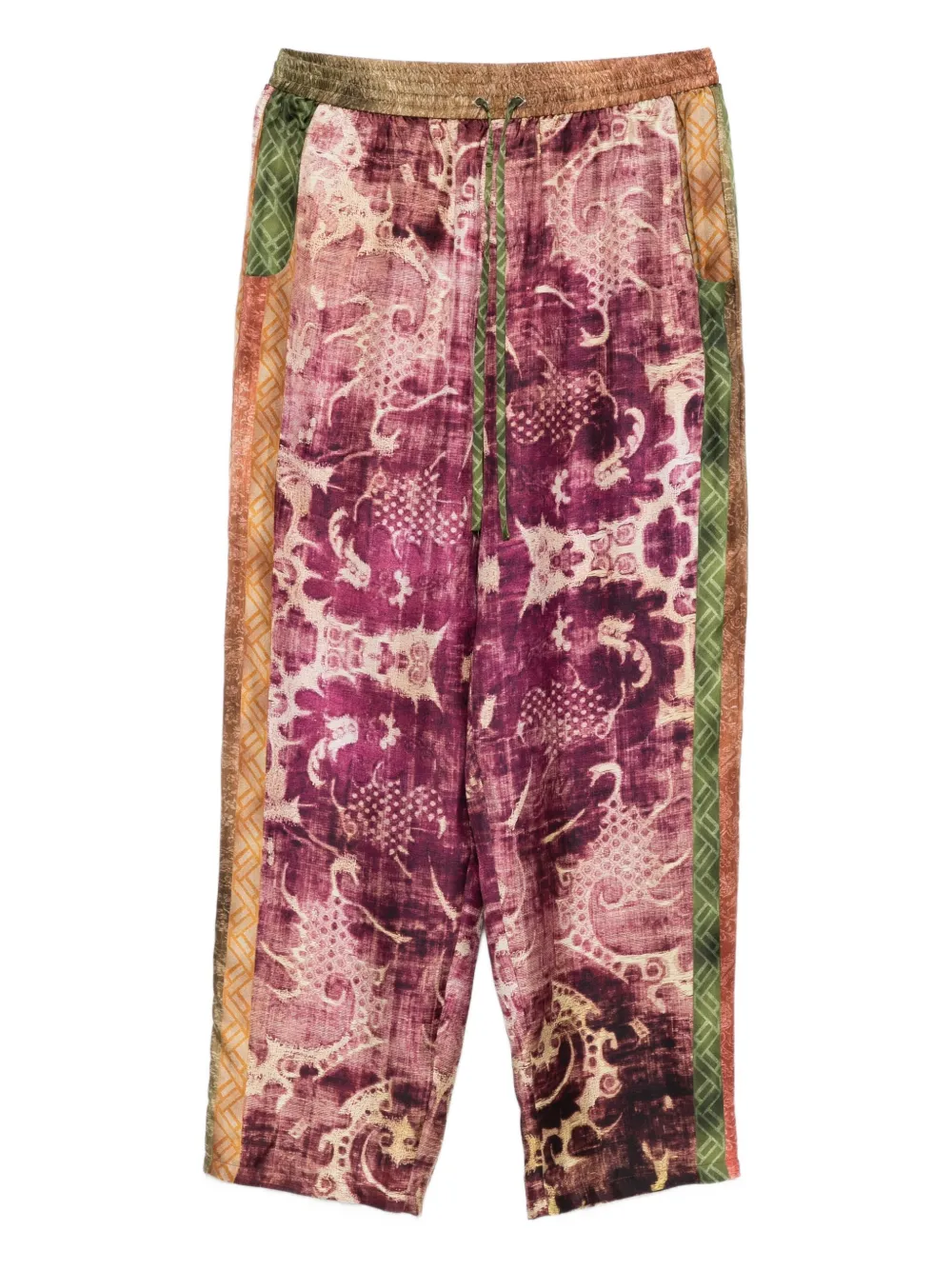 Pierre-louis Mascia Patterned Trousers In Multi