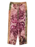 Pierre-Louis Mascia patterned trousers - Purple