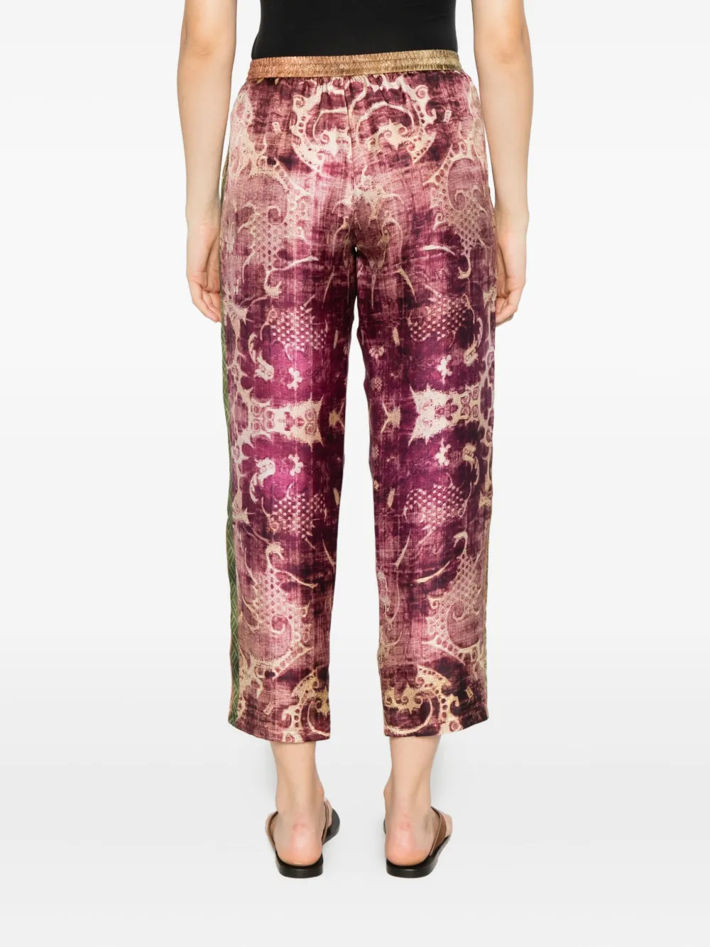 Pierre-louis Mascia Patterned Trousers In Multi