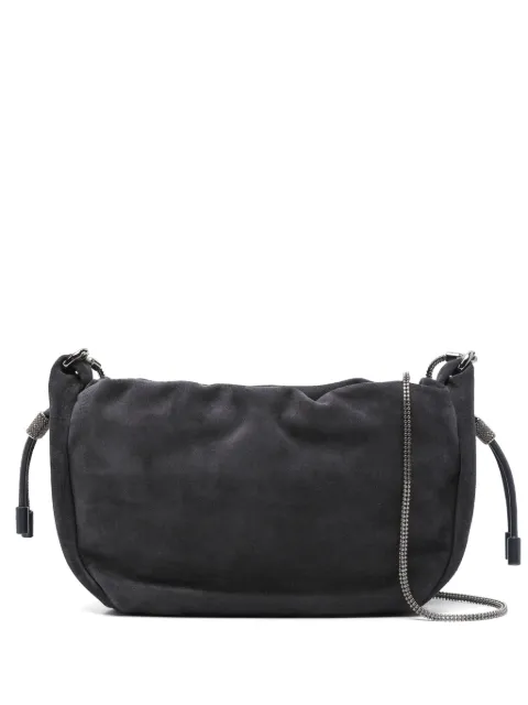 Brunello Cucinelli drawstring chain-strap cross body bag