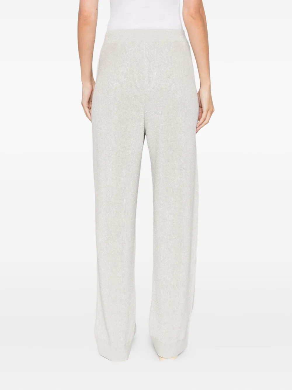 Brunello Cucinelli ribbed trousers Grijs