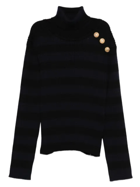 Balmain Kids Suéter com detalhe de botão