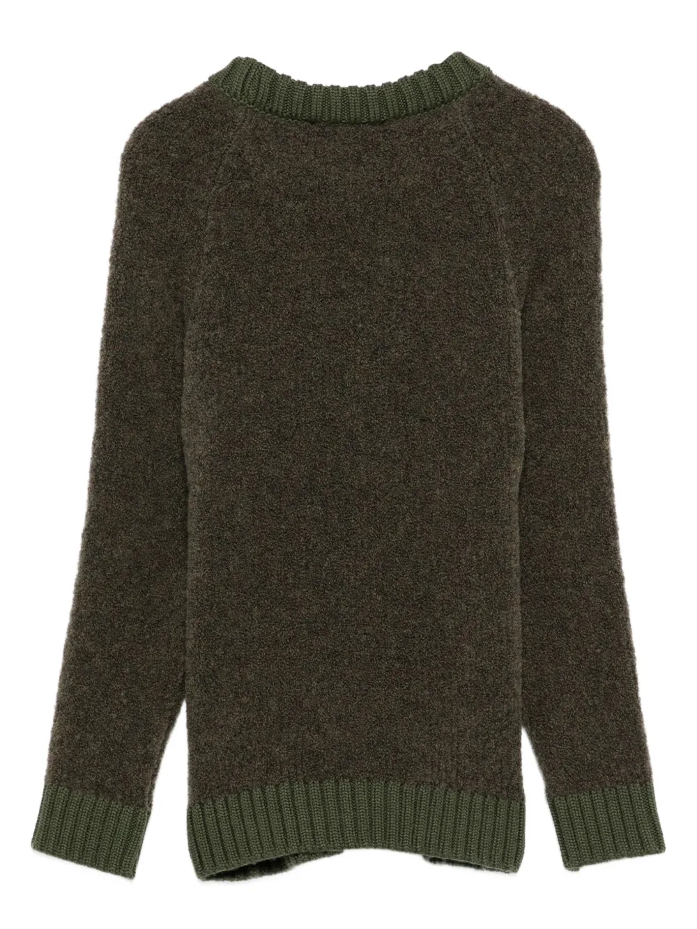 Balmain Kids button-embellished sweater Groen