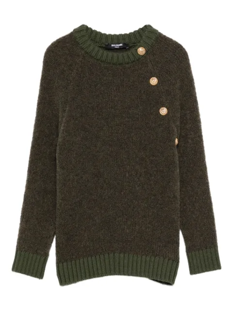 Balmain Kids button-embellished sweater