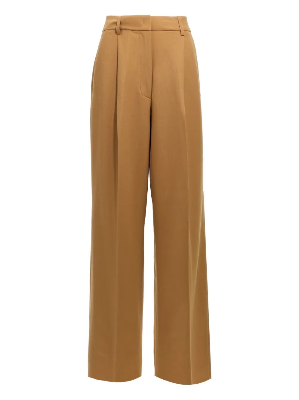 Axel pin-tuck pleated trousers