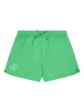 POLO RALPH LAUREN KIDS logo-embroidered elastic-waist shorts - Green