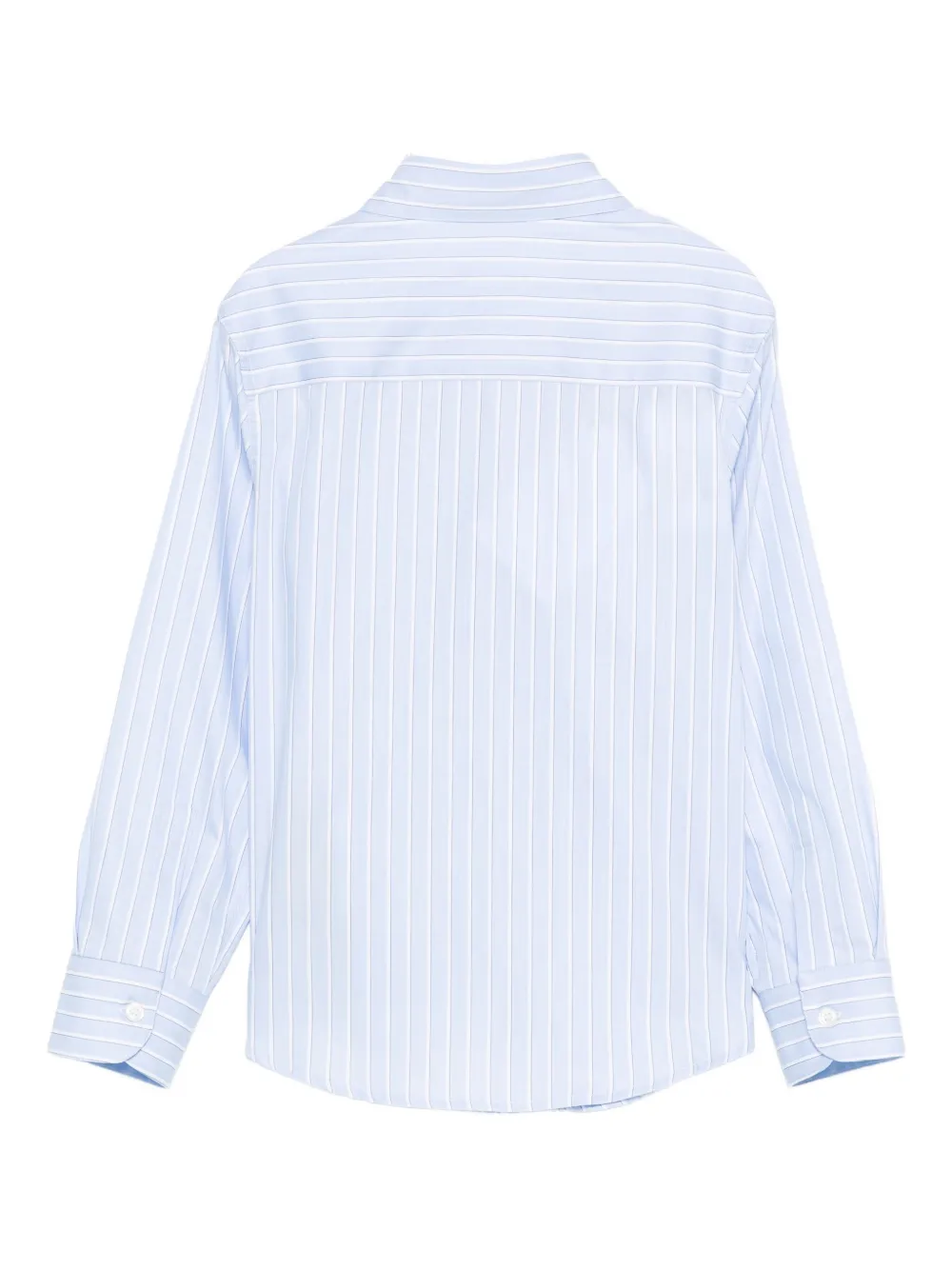 Balmain Kids striped shirt Blauw