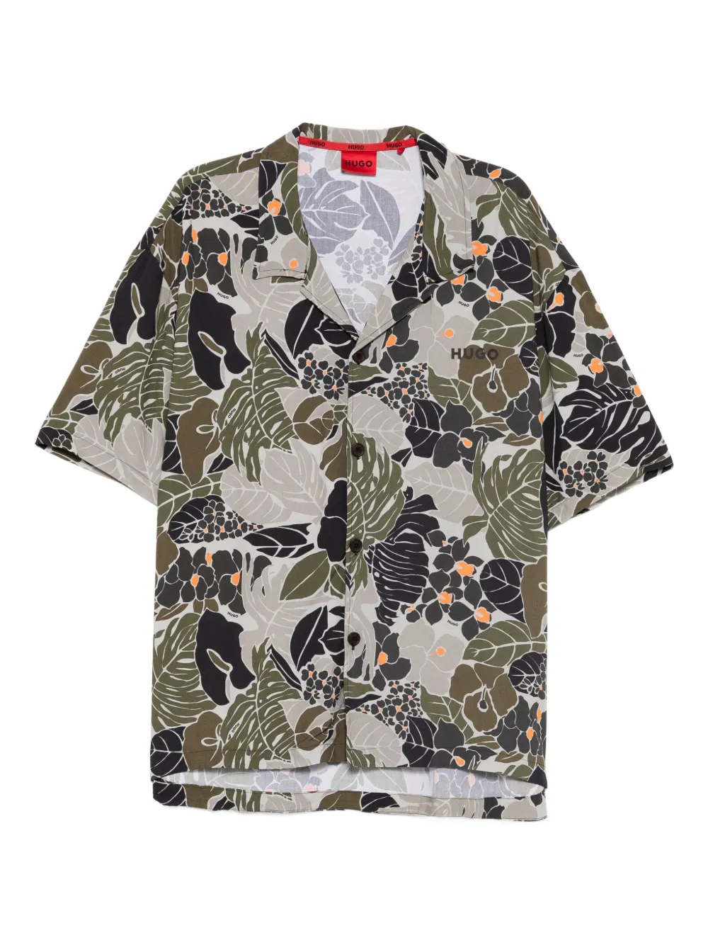 HUGO floral-printed shirt | Green | Image 1