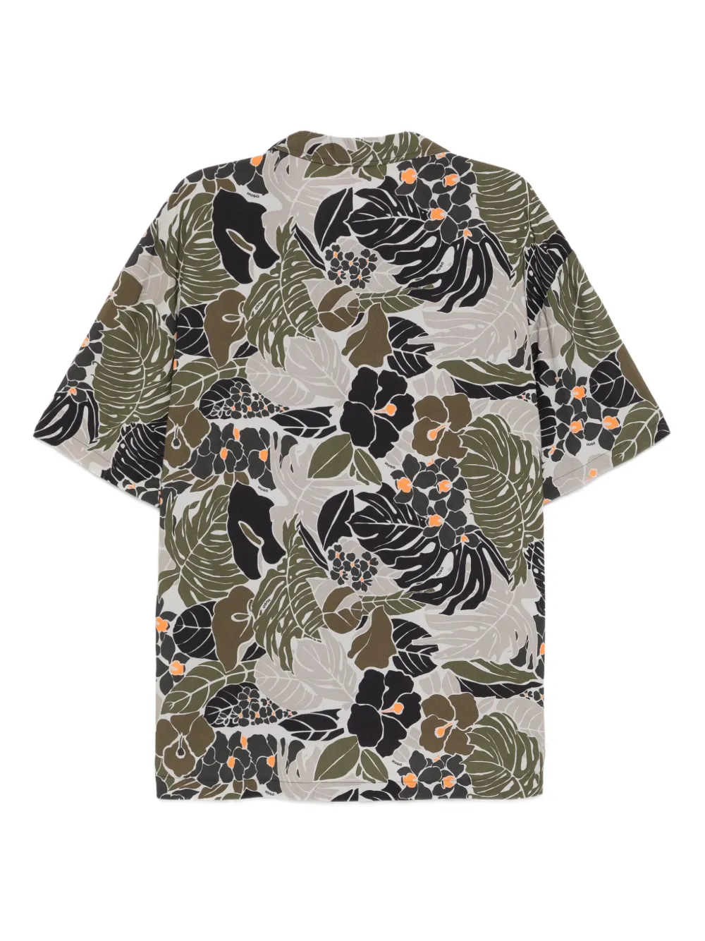 HUGO Overhemd met bloemenprint - Groen