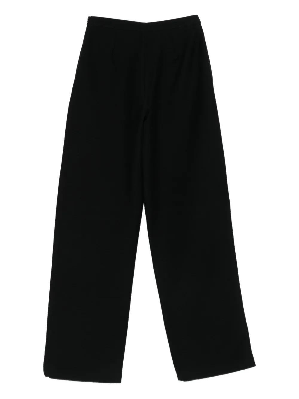 Emporio Armani wide-leg trousers Zwart