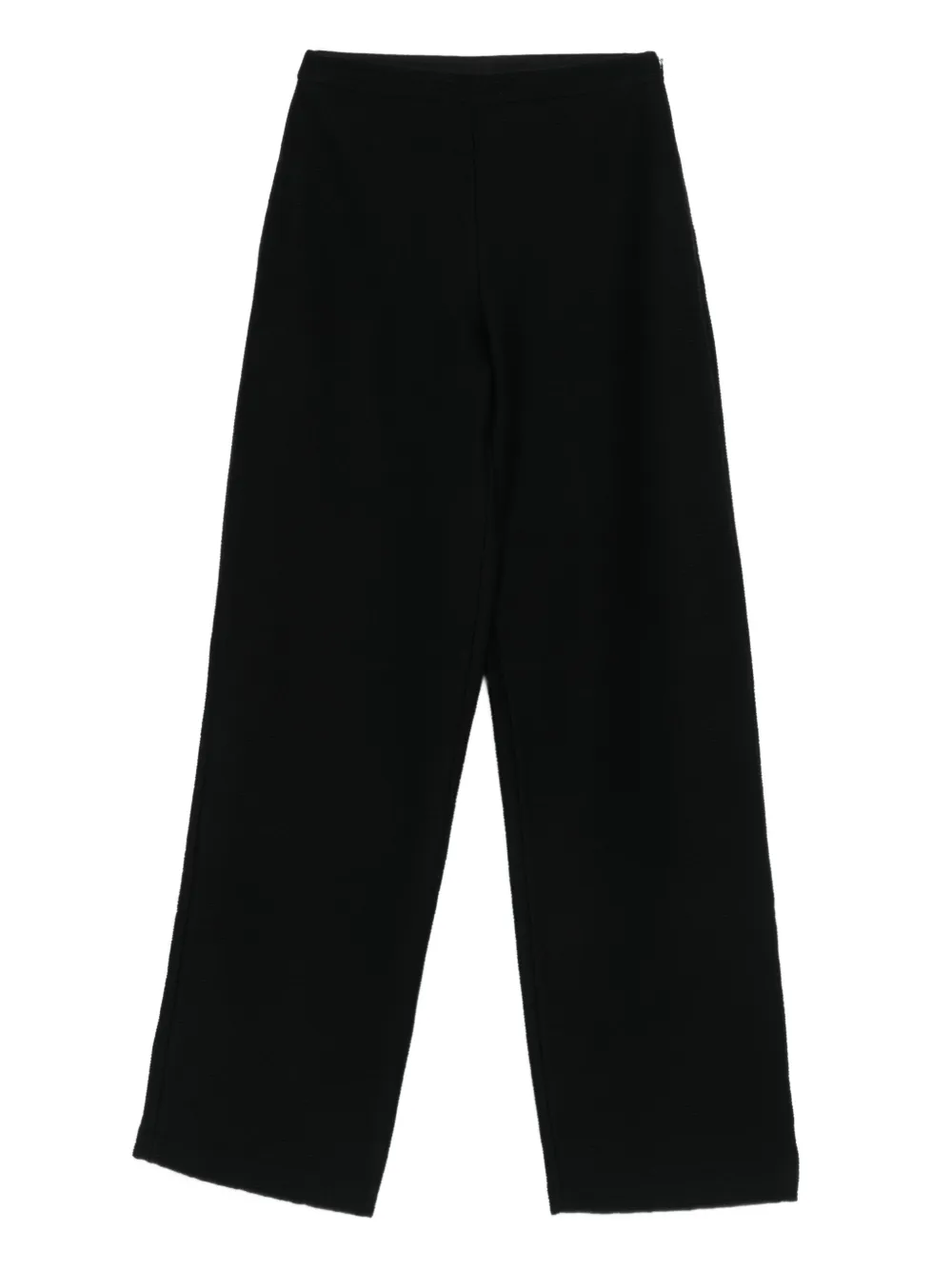 Emporio Armani wide-leg trousers Zwart