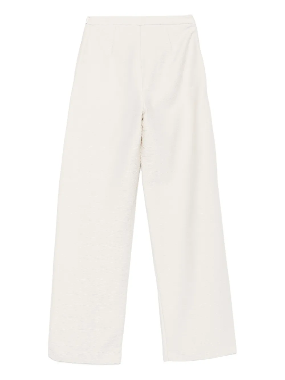 Emporio Armani Straight broek met textuur - Beige