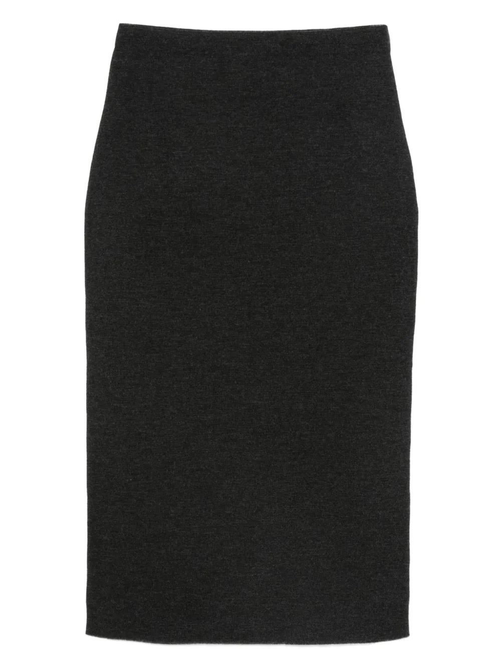 Semicouture Wollen kokerrok Grijs