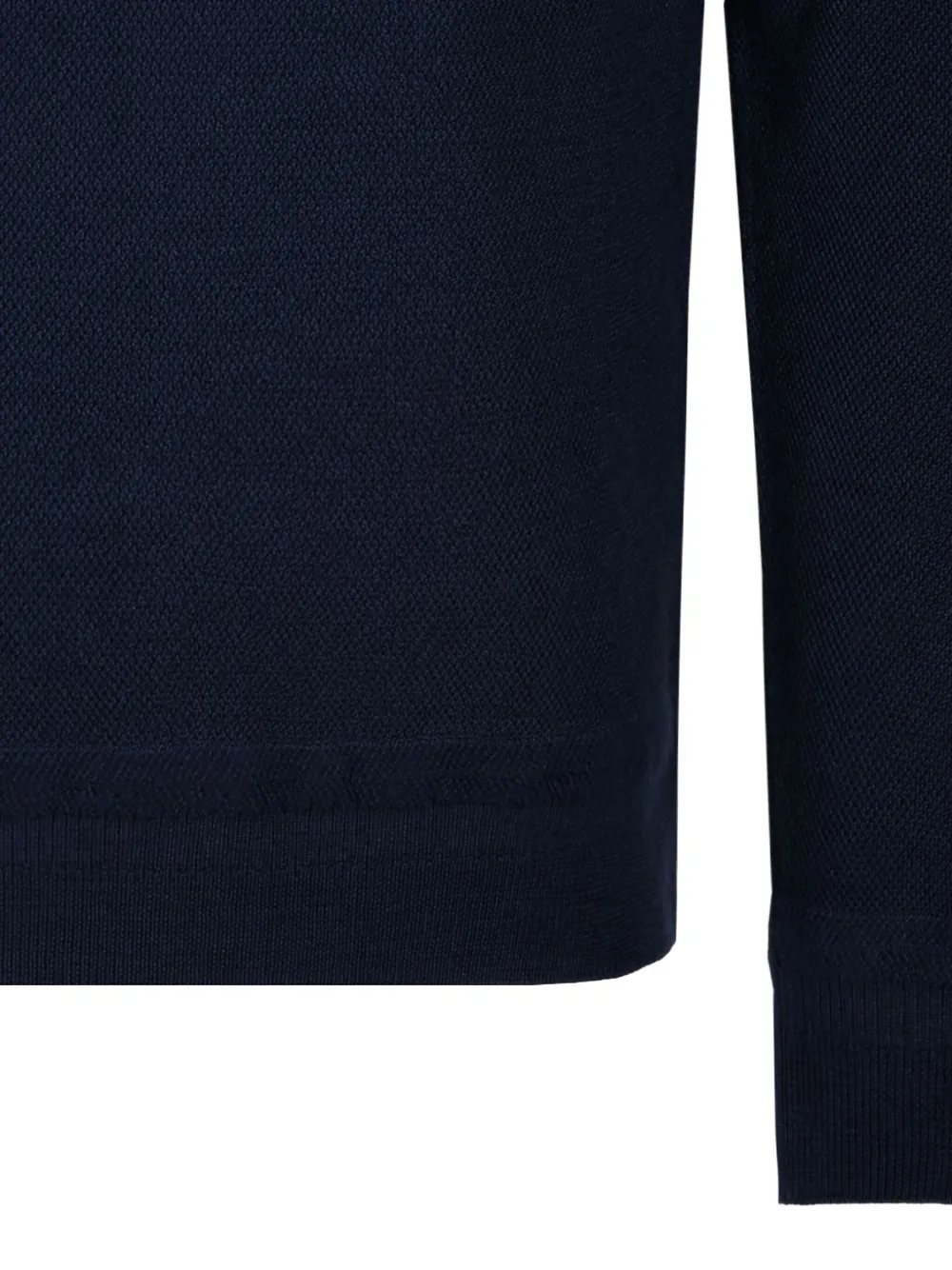 Boglioli Trui met hoge hals Blauw