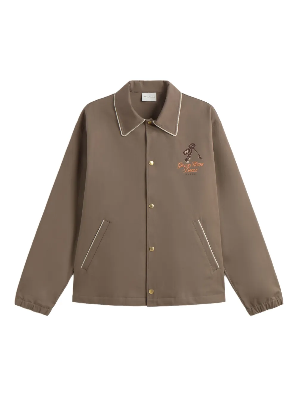 La Veste Grand Hôtel logo-print overshirt