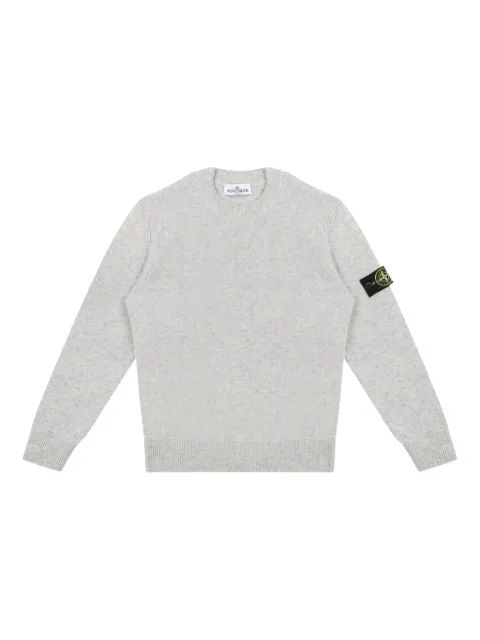 Stone Island Junior crew-neck patch sweater