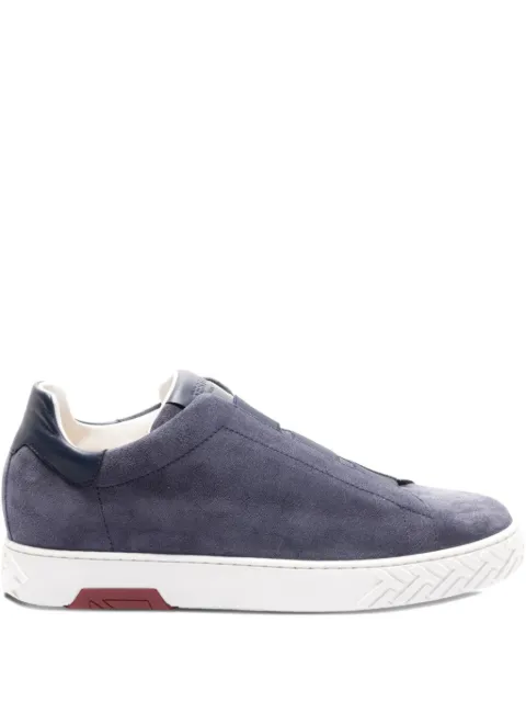 a.testoni slip-on suede sneakers 