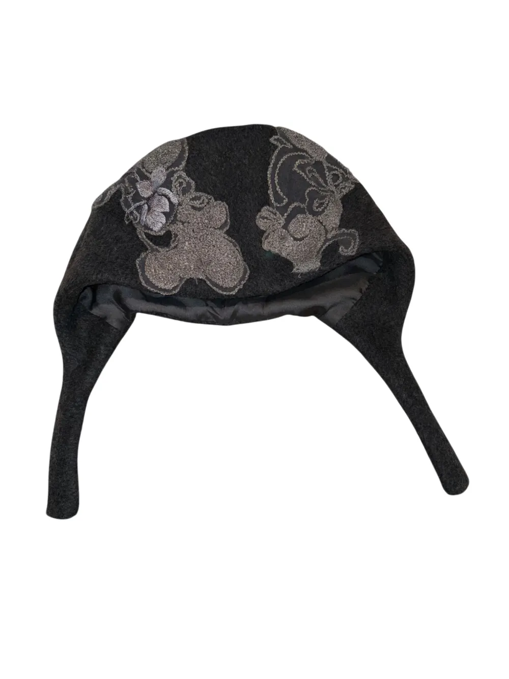 HUI MILANO floral pattern hat - Grijs