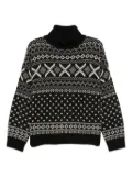 Semicouture Mirko turtleneck sweater - Black