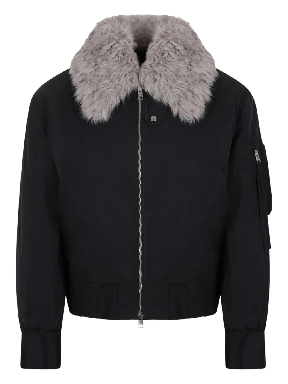 Ami Alexandre Mattiussi Padded Bomber Jacket In Black