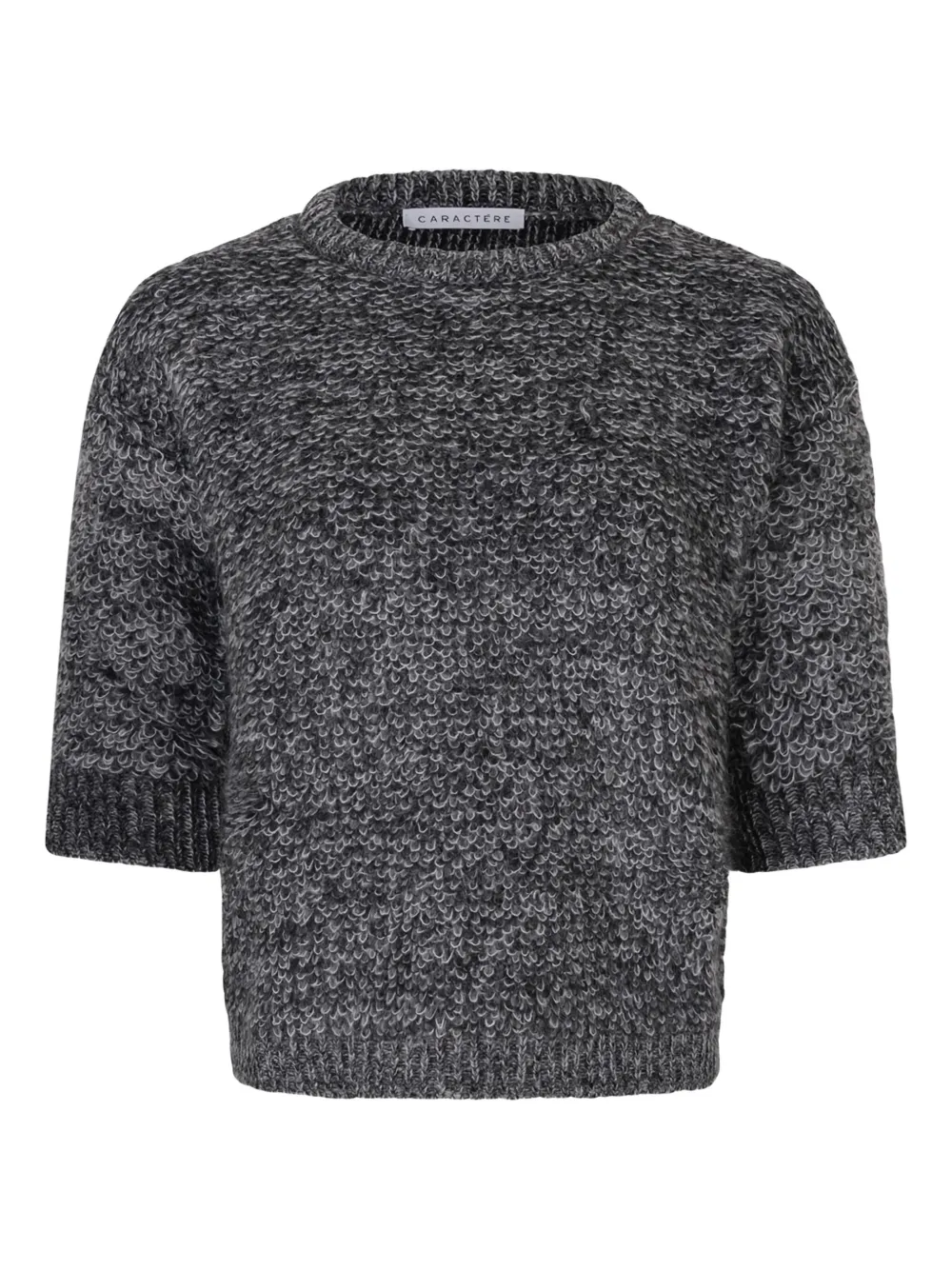 Caractère ribbed-trims sweater | Grey | Image 1