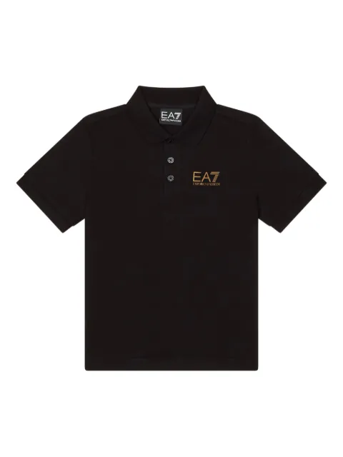 Emporio Armani Kids embroidered-logo polo shirt