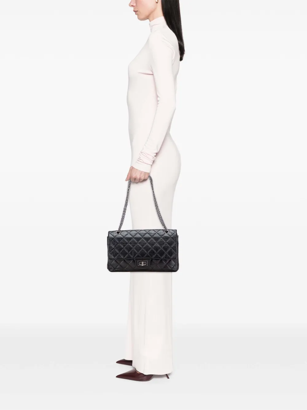 CHANEL Pre-Owned 2010-2011 Reissue 2.55 Aged Calfskin Double Flap 227 shoulder bag | Pre-Owned | Image 2