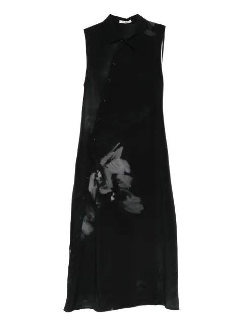 Peter Do floral-print silk midi dress