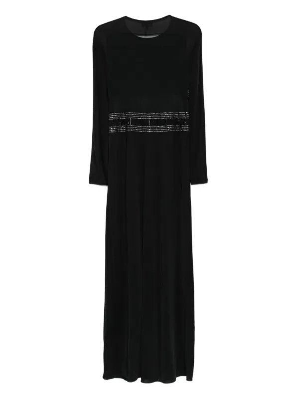 knee length dresses for ladies Miguel White Pearl Mesh Panel Midi Dress, M / White main image 0