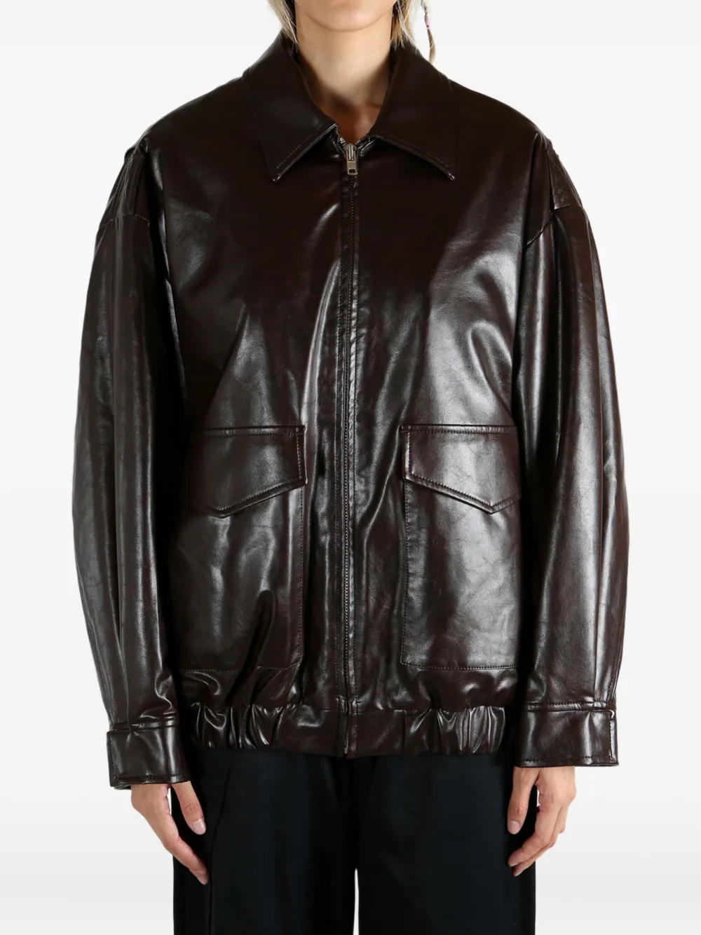 MM6 Maison Margiela flap-pockets jacket Bruin