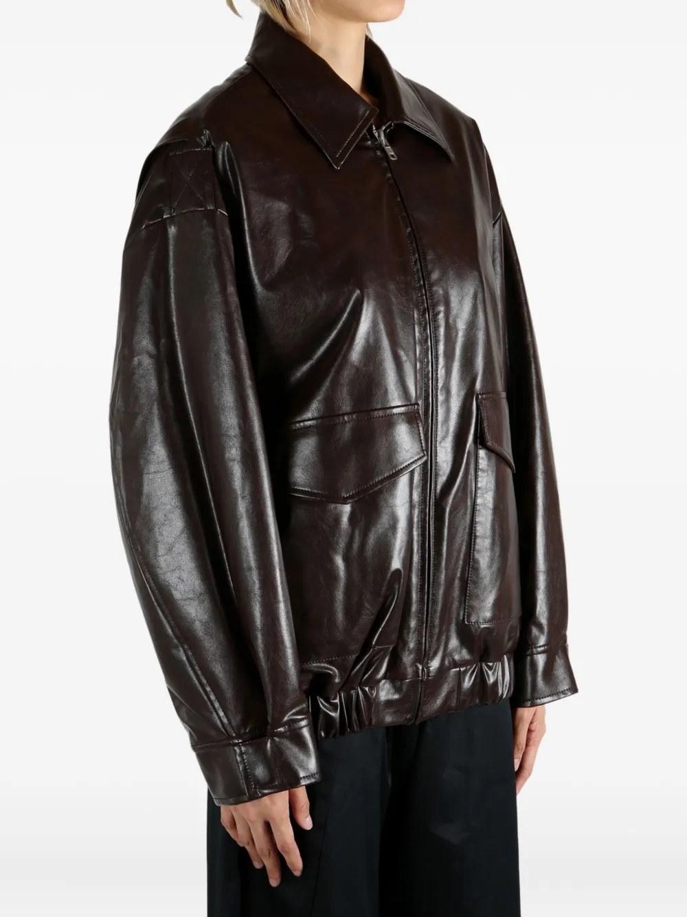 MM6 Maison Margiela flap-pockets jacket Bruin
