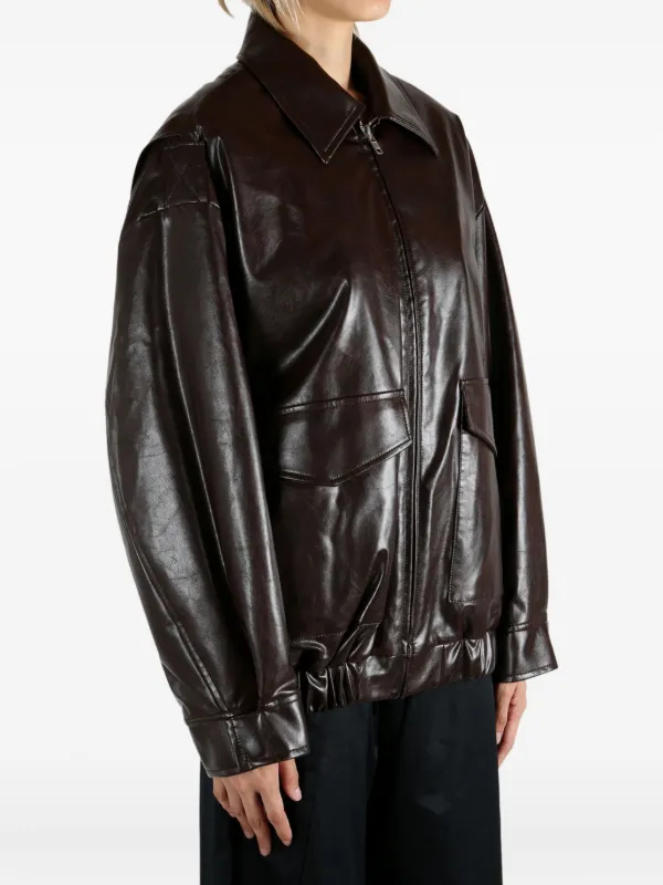 MM6 Maison Margiela flap-pockets Jacket | ブラウン | FARFETCH JP