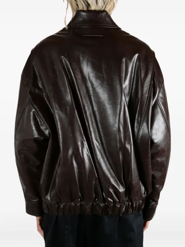 MM6 Maison Margiela flap-pockets Jacket | ブラウン | FARFETCH JP
