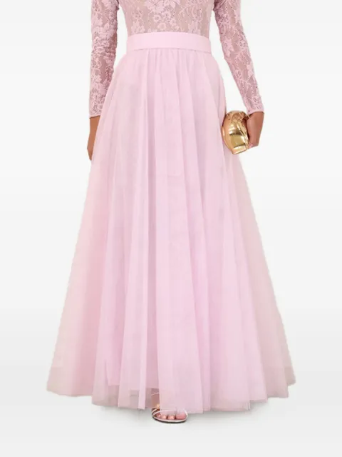 ZIMMERMANN tulle pleated maxi skirt