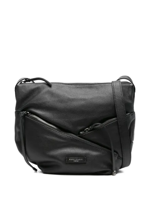 GIANNI CHIARINI Shania diagonal-zip leather crossbody bag