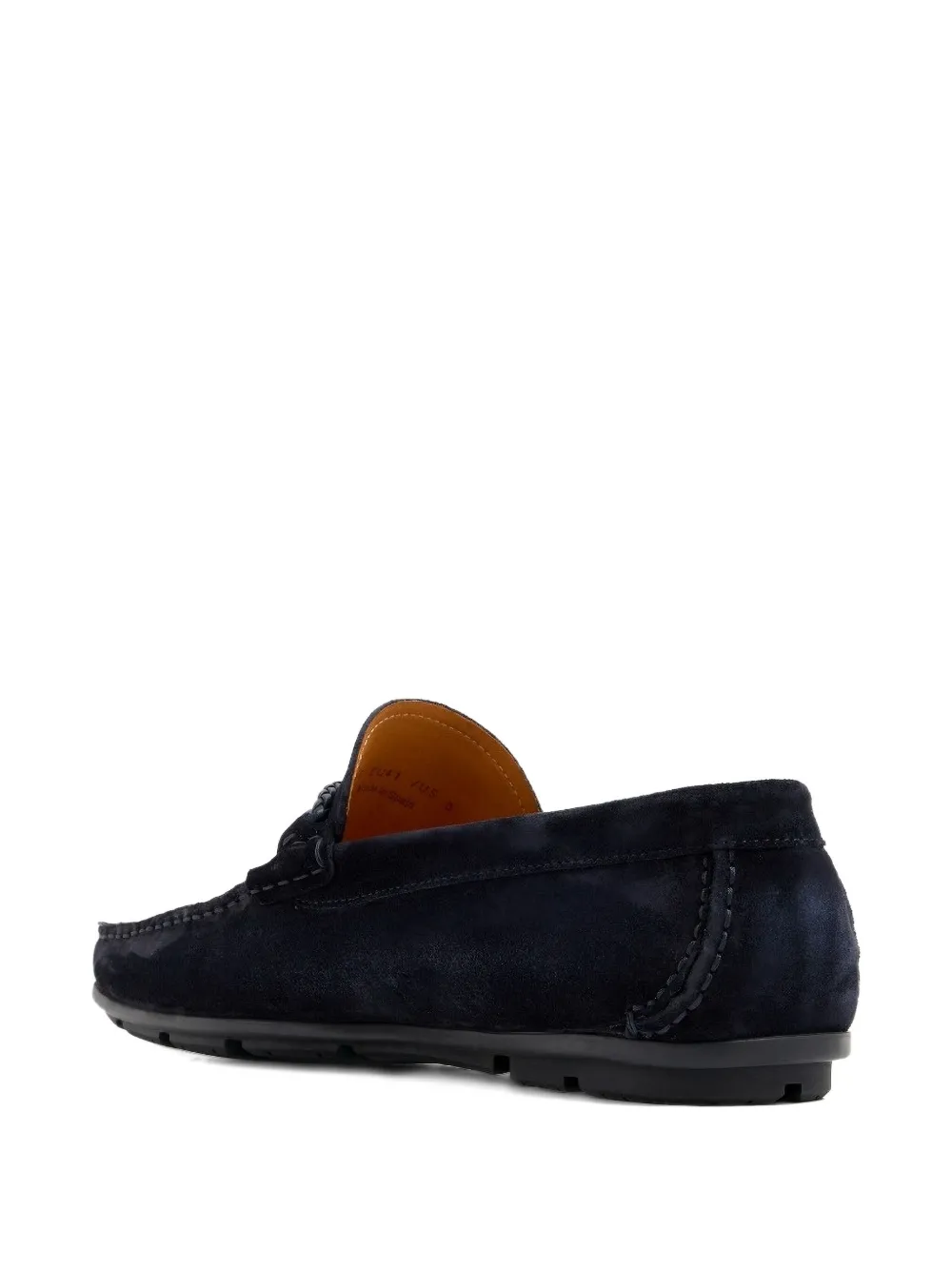 Magnanni braided-buckle loafers Blue