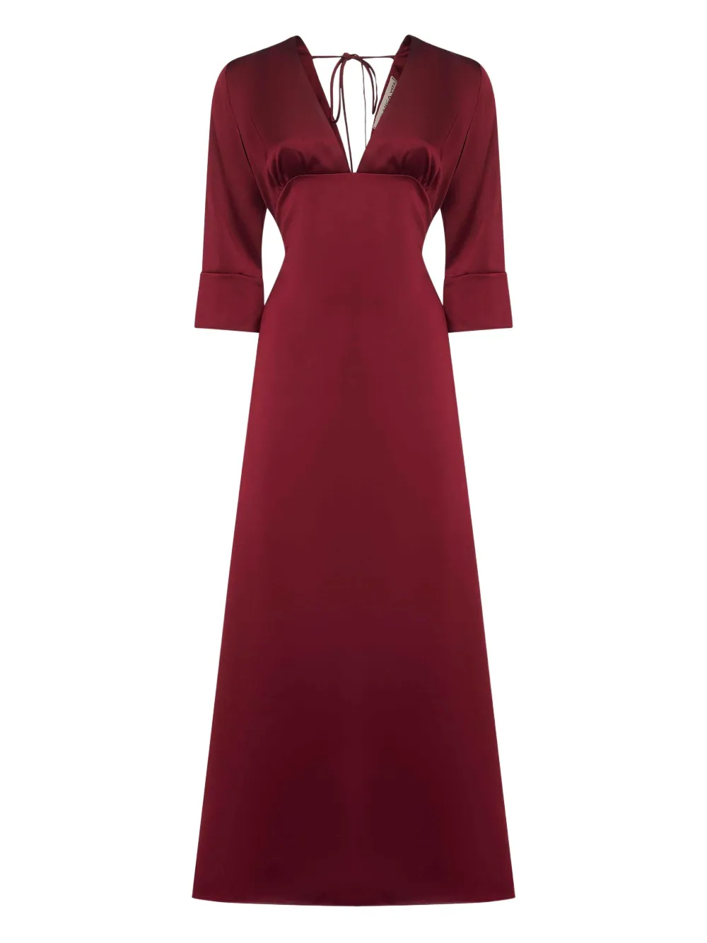 Blanca Vita Albox flared maxi dress Rood
